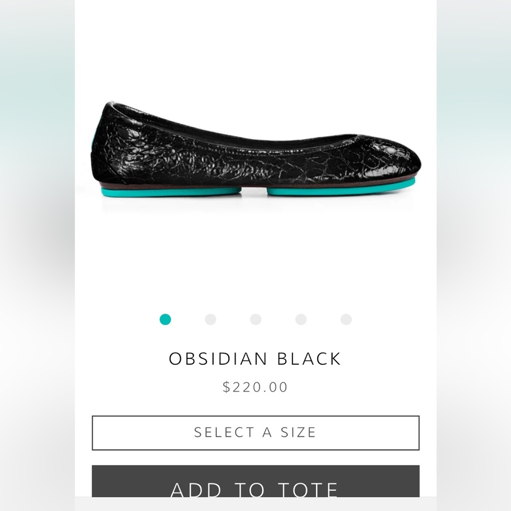 Beautiful Black Obsidian Sz 6 Tieks.Mint condition! BUNDLE! $135 firm